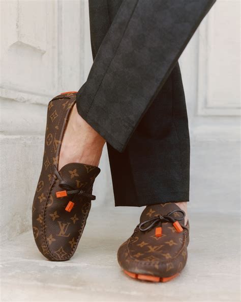 mens louis vuitton loafers|louis vuitton black suede loafers.